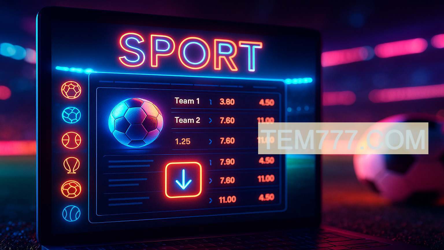 Variedade de Esportes